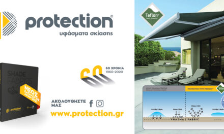 Protection με TeflonTM: Τα μόνα τεντόπανα στην ελληνική αγορά με προστασία TeflonTM