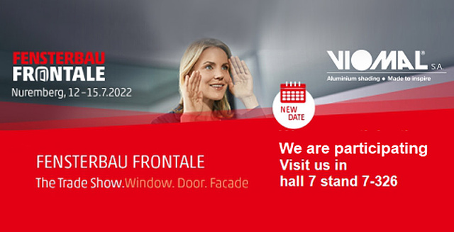 Η VIOMAL συμμετέχει στη Fensterbau Frontale Γερμανίας