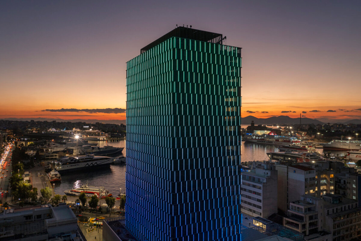 Πύργος του Πειραιά. Η Elval Colour πρωτοπορεί στην Πρόσοψη, τη Σκίαση και την Ενεργειακή Αναβάθμιση